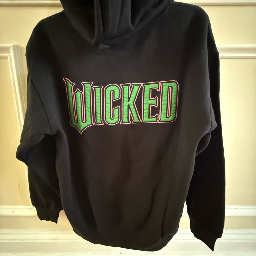 Wicked Zip-Up Black Hoodie for Women